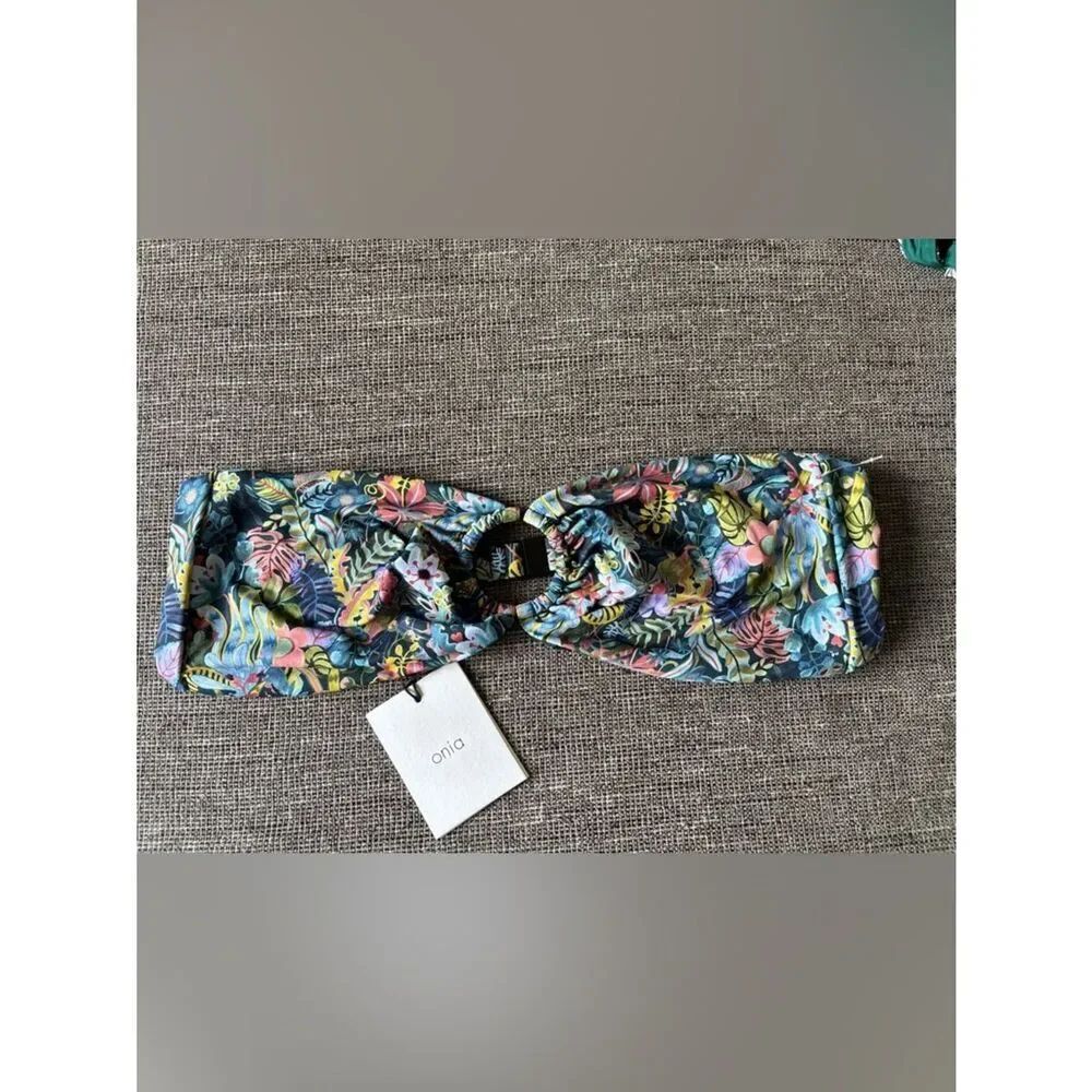 NWT Onia Liberty Jungle Luna Bandeau Top. XL